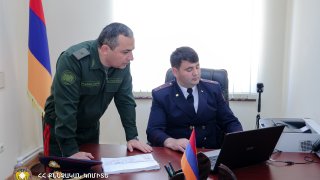The Chairman of the RA Investigative Committee Artur Poghosyan Held Meeting in Subdivisions of Shirak Regional Investigative Department
